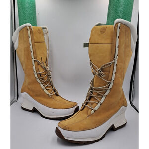 Size 11 - Timberland Women’s Nubuck Leather Euro Dub Boots Lace Up 85374 0878